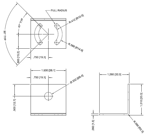 Mounting Bracked - FMB-1 | TRI-TRONICS